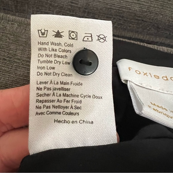 foxiedox Tazanna Shimmer Stripe Long Sleeve Cocktail Dress In Charcoal Multi - Picture 10 of 12